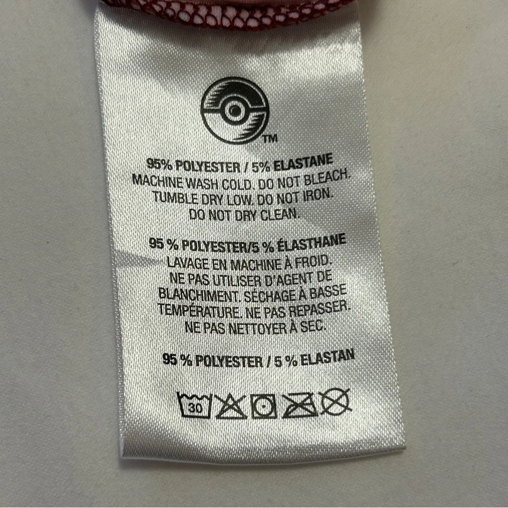 Pokémon Center Salamence Evolution Tee Burgundy Red Graphic Shirt Adult Medium - Picture 7 of 11